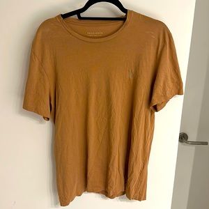 All saints burnt orange t shirt - size XL